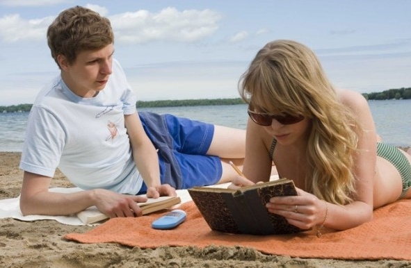 Nick and Sheeni on beach